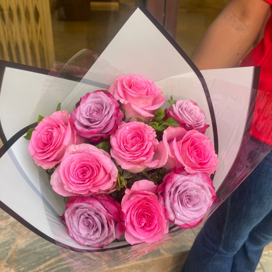 Pink and Purple Roses